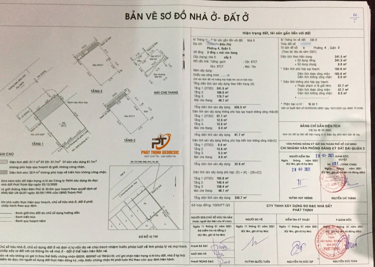 Bản đồ hiện trạng sẽ cho bạn cái nhìn toàn cảnh về khu đất. Những điểm mạnh và yếu sẽ giúp bạn quyết định liệu khu đất này có phù hợp với mục đích của bạn hay không.