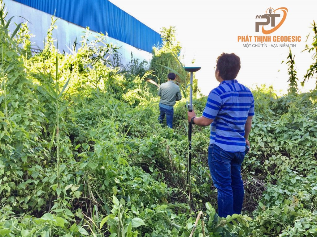xác định ranh giới thửa đất + cắm mốc Bình Tân