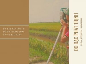 do dac dat lam so do bao gom cac loai phi gi